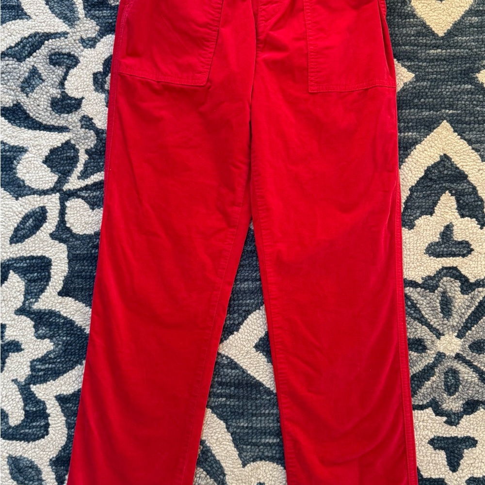 Vibrant Red Pants